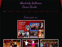 Tablet Screenshot of absolutelyballroom.net